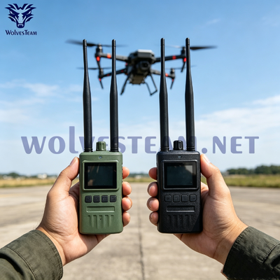 Acheter Détecteur portable de drones avec batterie intégrée et antenne omnidirectionnelle fabrication en ligne