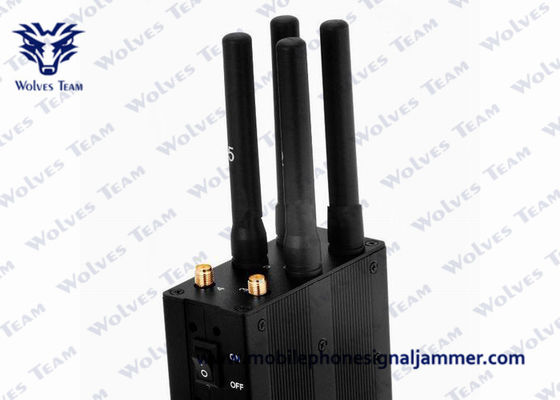 6 brouilleur sélectionnable de téléphone portable de GSM CDMA 3G 4G d'antennes mini