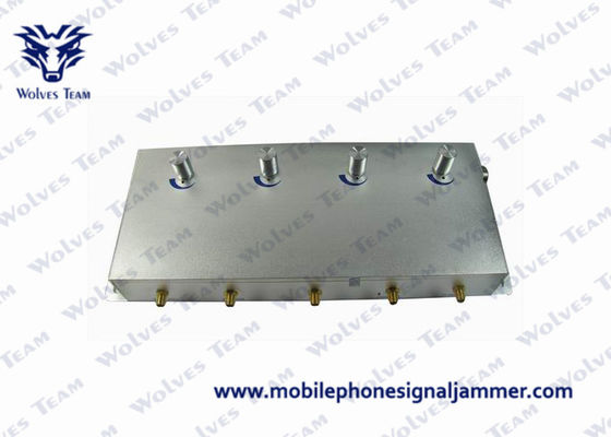 5 kit portatif de brouilleur de téléphone portable des bandes 10m 3G