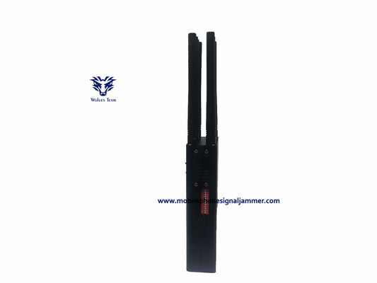 Brouilleur portatif de signal de téléphone portable de l'antenne 10 PCS CDMA 3G 4G 5G WiFi brouilleur de signal GPS