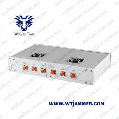 GSM 3G 4G GPS WiFi Lojack 8 réunit le brouilleur de téléphone portable de 18W 40m