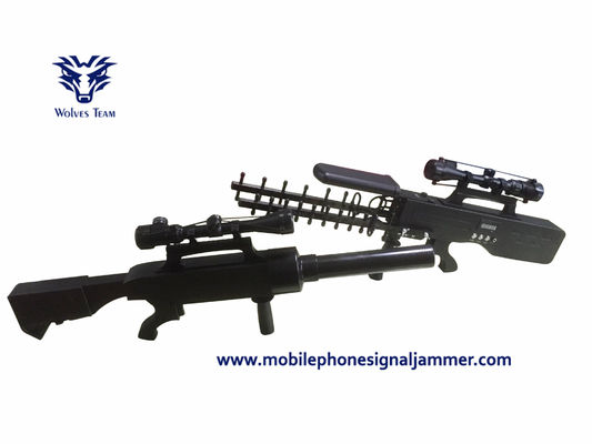 acheter Défense de la sécurité Drone Dispositif de brouillage de l'arme à feu Forme IR Téléscope laser IP55 imperméable à l'eau Anti-Uav Drone Jammer 2000 mètres online manufacture