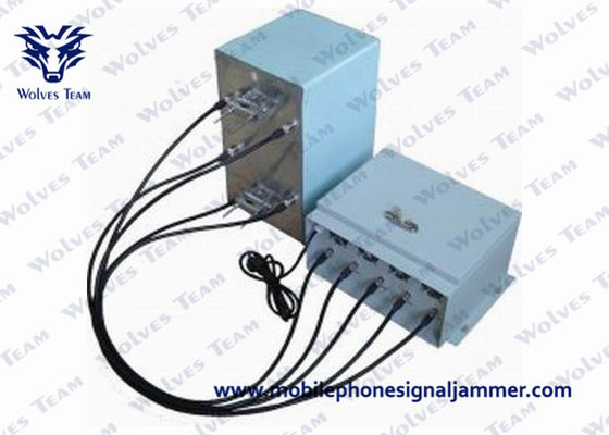 Bon système de refroidissement de logement en métal de Bluetooth de CDMA GSM 4G 5G WIFI de brouilleur de signal de Celluar de puissance élevée