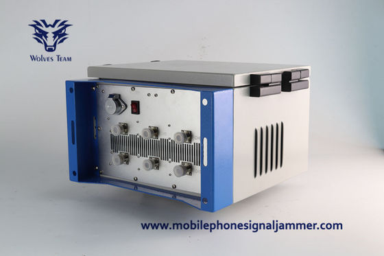 500 mètres s'étendent brouilleur omnidirectionnel de signal du brouilleur WiFi2.4g de signal de téléphone de GSM fixe par Antenns G 4G 5G