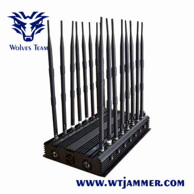 acheter Commande à distance 18 bandes 50m 30w Téléphone portable GPS jammer online manufacture