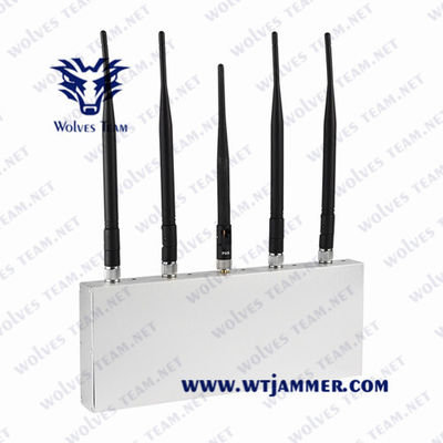 brouilleur puissant Glonass de signal de 10W GPS tout le GPS L1 L2 L3 L4 L5 50 à la longue durée de vie 60Hz 80 mètres