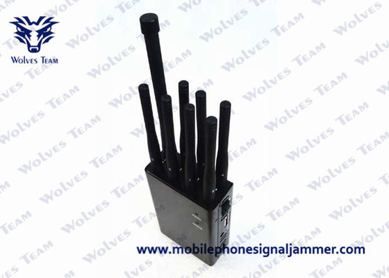 brouilleur tenu dans la main du signal 6W