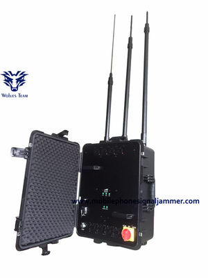 acheter brouilleur portatif de signal de GPS WiFi 2.4G des bandes 250W 8 online manufacture