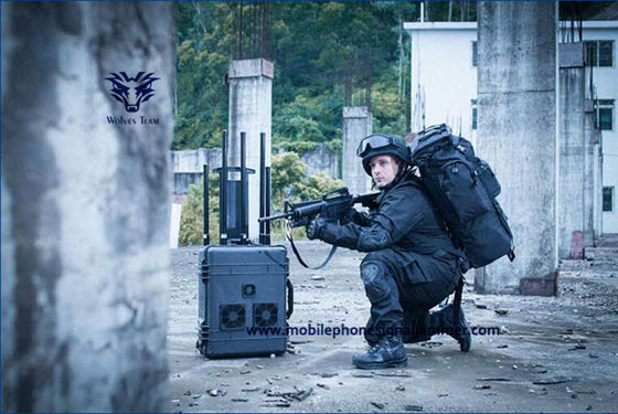 Dispositif imperméable de brouilleur de portable d'UHF400 mégahertz 600W 600m