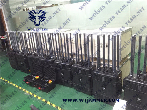 Dispositif imperméable de brouilleur de portable d'UHF400 mégahertz 600W 600m