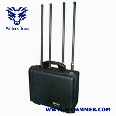 Porte-documents portable télescope Laser IR plage de brouillage 3500 mètres anti-drone brouilleur WIFI GPS bloqueur de Signal