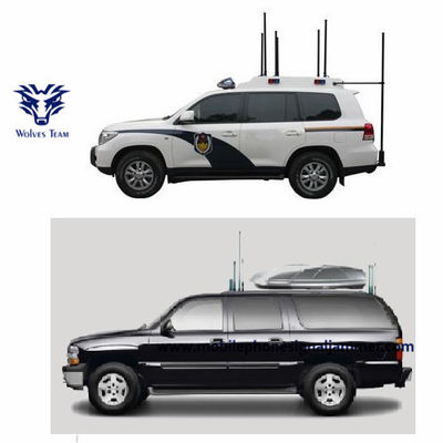 Brouilleur à large gamme de signal de véhicule de fréquence ultra-haute de VHF 1000W 3G 4G WIFI