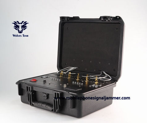 Brouilleur extérieur imperméable de signal de VHF GPS de fréquence ultra-haute de WIFI de téléphone portable de puissance élevée de canaux de la bombe d'IED 9 - 12