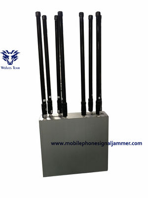 Brouilleur d'intérieur du signal 55W de VHF GPS 50m de fréquence ultra-haute de WIFI