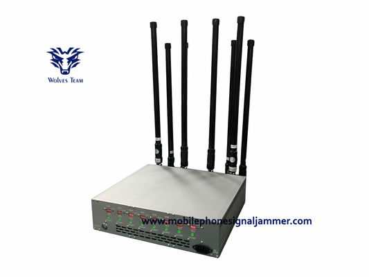 Brouilleur d'intérieur du signal 55W de VHF GPS 50m de fréquence ultra-haute de WIFI