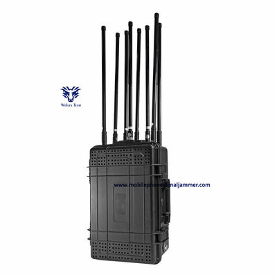 Antennes omnidirectionnelles à gain élevé pour brouilleur de signal extérieur 25-6000 MHz étanches tout-en-un jusqu'à 2000 mètres