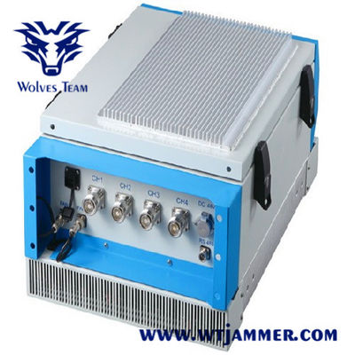 brouilleur extérieur du signal 1000W pour bloquer la fréquence ultra-haute de VHF de GSM CDMA 3G 4G WIFI
