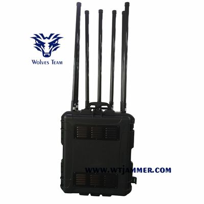 Brouilleur de signal de téléphone portable du brouilleur rf WIFI de bombe de véhicule avec le convoi de DDS bloquant le système