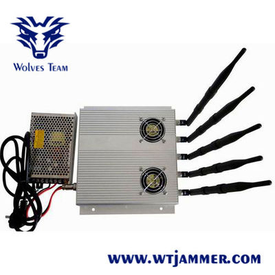 Brouilleur d'intérieur du signal 25W de l'antenne 60m de GSM CDMA 3G WIFI 5