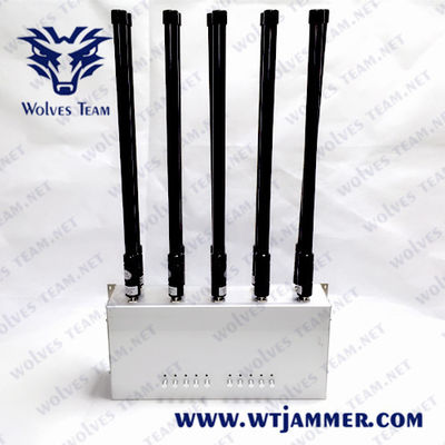 La pleine fréquence 8 réunit le brouilleur de téléphone portable de Wirelss 18W