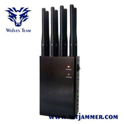 8 brouilleur de téléphone portable de l'antenne 20M 6W WiFi 3G 4G
