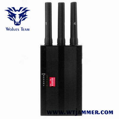 brouilleur du téléphone portable 3W de 3G Lojack GPS 15M pour l'examen Hall