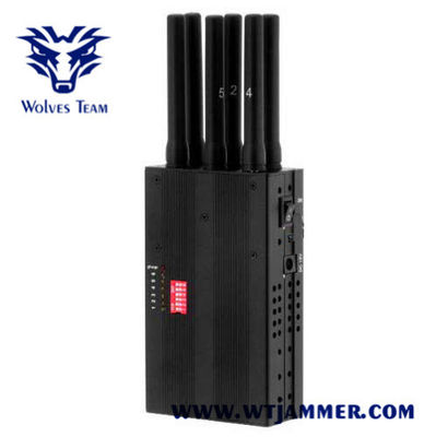 brouilleur du téléphone portable 3W de 3G Lojack GPS 15M pour l'examen Hall