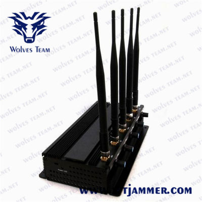 5 brouilleur du téléphone portable 40m 12W GPS d'antennes