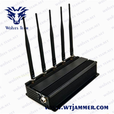 25 mètres de 2.4G 4.9G 5.0G 5w Wifi de signal de dispositif de brouilleur