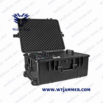 brouilleur portatif de signal de téléphone portable de 500m 300W Wifi GPS