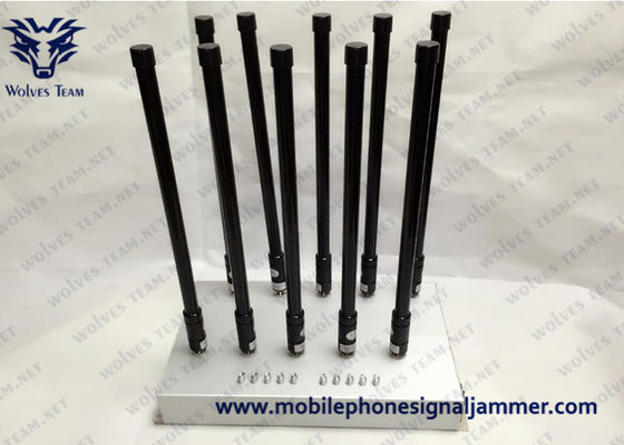 8 brouilleur stable de la représentation 3G 4GLTE 4GWimax GPS de périphérique en mode bloc de téléphone portable de bandes