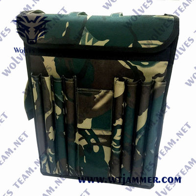 120 mètres de 50w GPS de sac à dos de brouilleur cellulaire de signal pour le bourdon