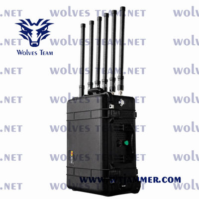 12 bandes tout le brouilleur extérieur imperméable de pleine fréquence durable de brouilleur de signal de téléphone portable