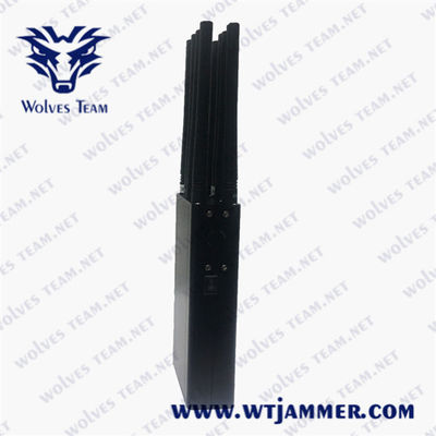 Brouilleur tenu dans la main portatif du signal 8W de WiFi2.4g GPSL1 GSM 30m