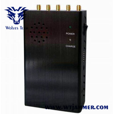 Brouilleur tenu dans la main de signal de 12W CDMA GSM 3G 4G 5G WiFi Lojack