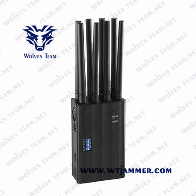 12 dresseur de signal de téléphone portable des bandes 25m 12W GSM 3G 4G 5g