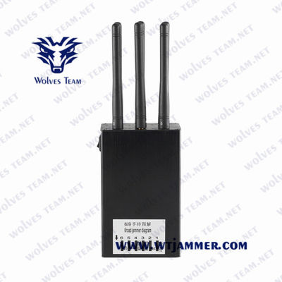 12 dresseur de signal de téléphone portable des bandes 25m 12W GSM 3G 4G 5g