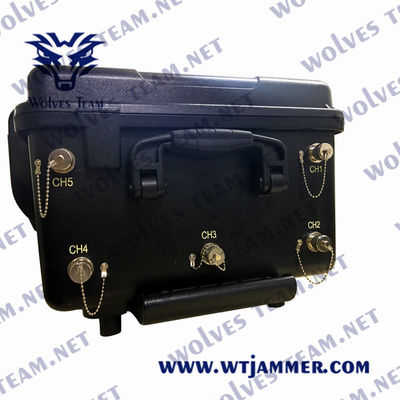 Brouilleur extérieur imperméable fréquence puissante de 12 bandes de pleine tout le brouilleur de signal de téléphone portable