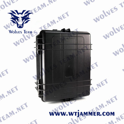 Brouilleur extérieur imperméable durable de pleine fréquence de 12 bandes tout le brouilleur de signal de téléphone portable