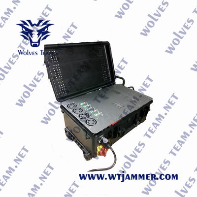 Brouilleur extérieur imperméable durable de signal de téléphone portable de GSM 3G 4G de puissance élevée de brouilleur