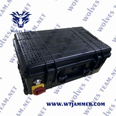 La pleine fréquence militaire de puissance élevée tout le brouilleur de téléphone portable adaptent le brouilleur aux besoins du client extérieur imperméable de signal de fréquence