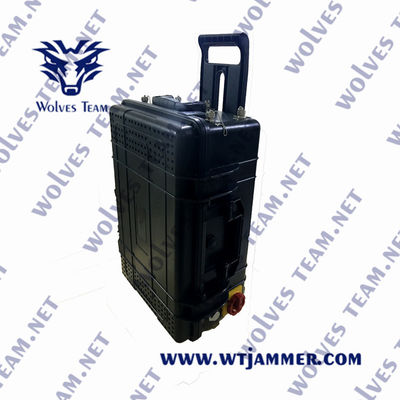 La puissance élevée militaire adaptent fréquence aux besoins du client de brouilleur extérieur imperméable de signal de fréquence la pleine tout le brouilleur de téléphone portable