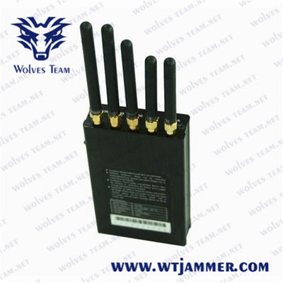 8 mètres de GPS WiFi 5 d'antenne de brouilleur portatif de signal
