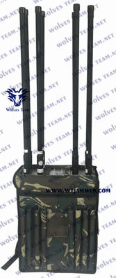 Type portatif de signal de téléphone portable de Manpack de brouilleur de signal de sac à dos de 6 bandes pour l'armée