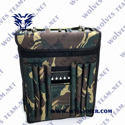 Cinq kit de brouilleur de bourdon du sac à dos des bandes 2000m 90W