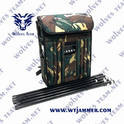 brouilleur durable militaire de sac à dos de signal de bourdon de GPS WIFI5.8G de la puissance 90W élevée