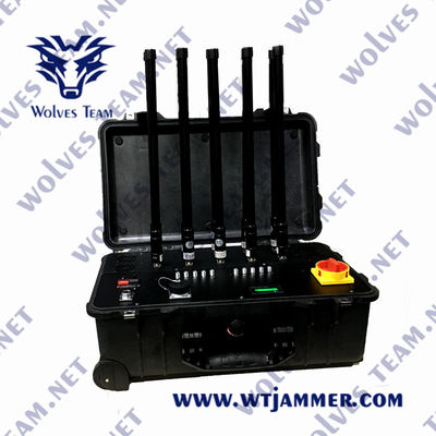 brouilleur de signal du bourdon 600W de 2400-2500MHz 2500m