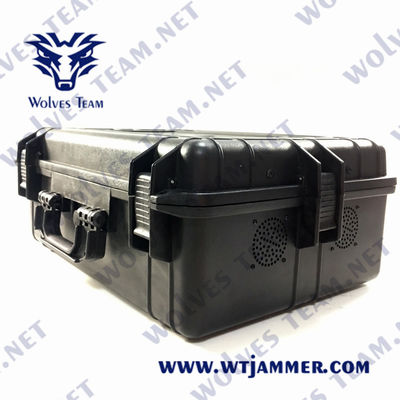 4G 100 sac à main portatif de brouilleur de téléphone portable du mètre EIRP 30W