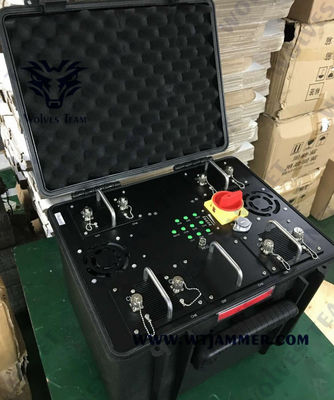 Militaires brouilleur portatif de signal du téléphone portable rf de brouilleur de bombe de véhicule de 20 - 6000 mégahertz