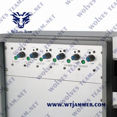 Brouilleur de prison de prison de GSM CDMA WIFI GPS 350W d'alliage d'aluminium